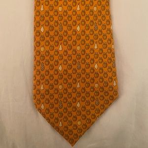 Fruit Hermes tie with fruit pattern. XL in length.